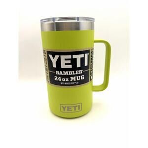 yeti rambler 24 oz Rambler mug stainless steel Chartreuse Retired Color